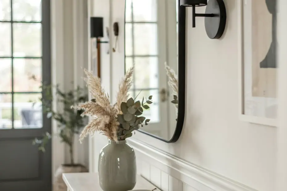 Hawthorne Vintage Wall Sconce | Warm Brass Hallway Lighting for Modern Farmhouse Entryways