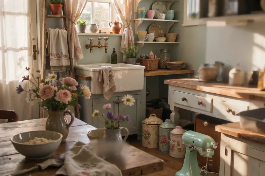 Neutral Farmhouse Kitchen Decor Ideas | Warm & Inviting on a Budget