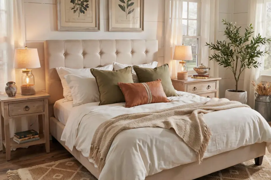 Belgian Linen Pillow Cover | Neutral Modern Farmhouse Decor | Pottery Barn Style