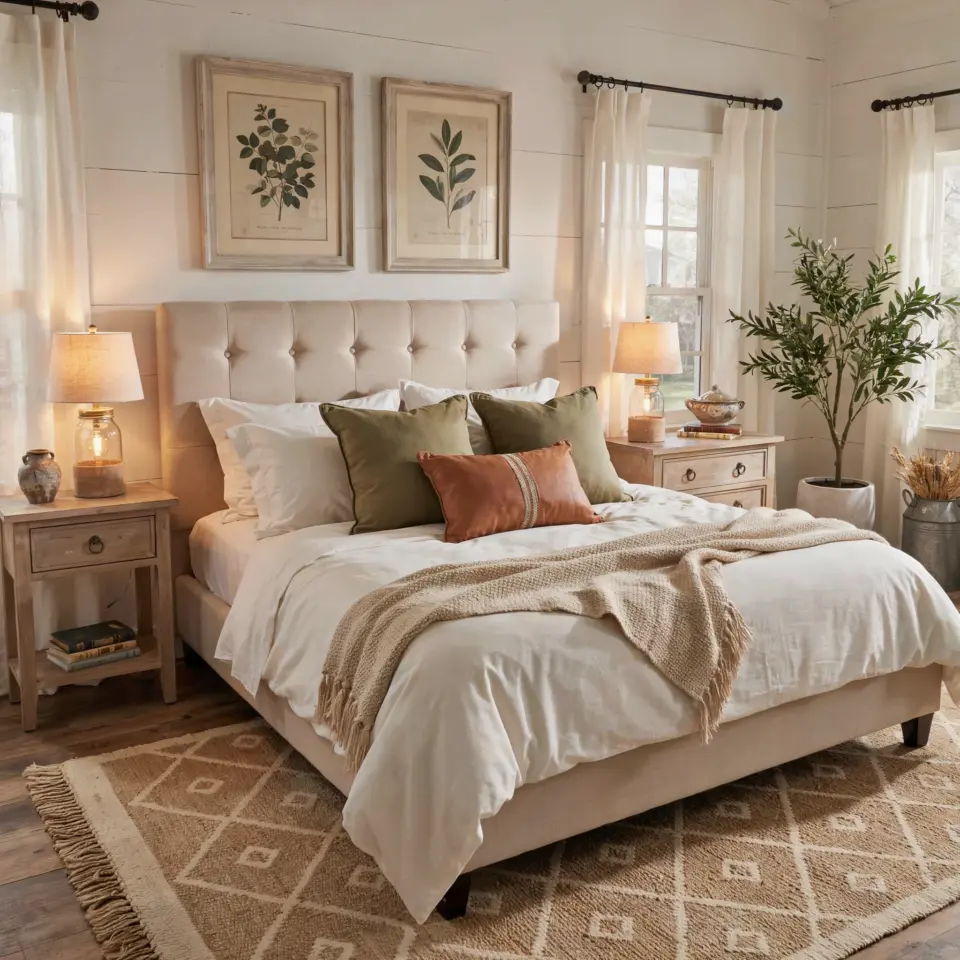 Belgian Linen Pillow Cover | Neutral Modern Farmhouse Decor | Pottery Barn Style