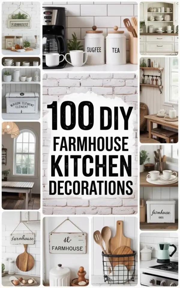 Farmhouse Kitchen DIY Mistake: Don't Buy It, Make It! 100 Decor Ideas