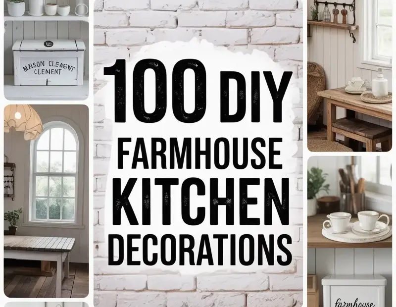 Farmhouse Kitchen DIY Mistake: Don't Buy It, Make It! 100 Decor Ideas