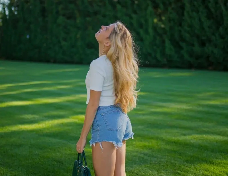 Country Farm Style Summer Outfit with Mustard UGG Boots