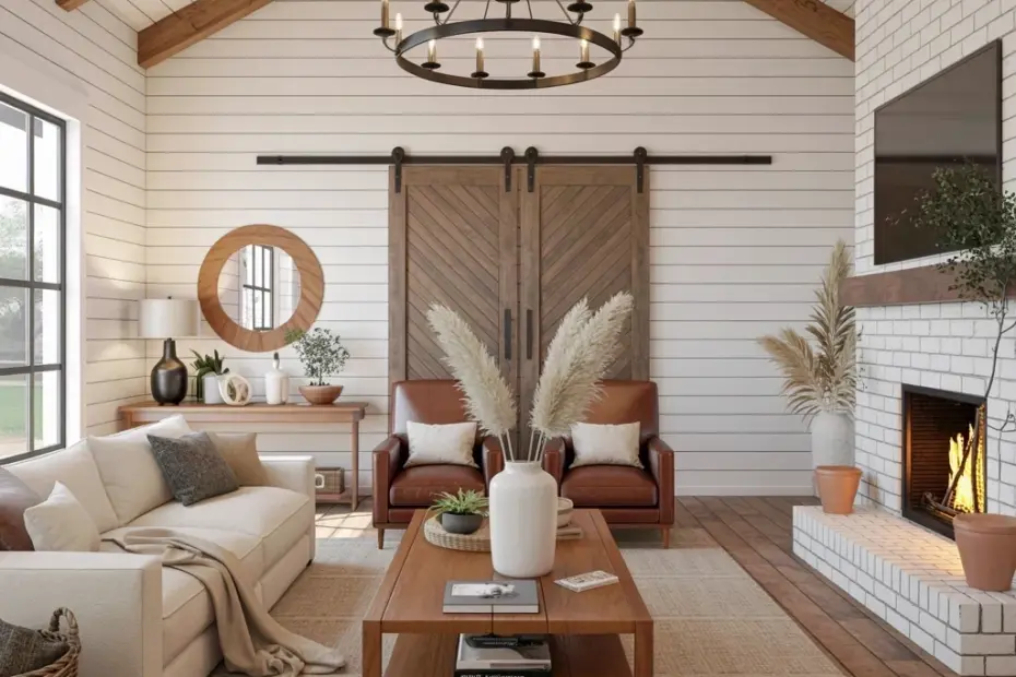 Farmhouse Decor Ideas for a Cozy Living Room | DIY + Budget Friendly