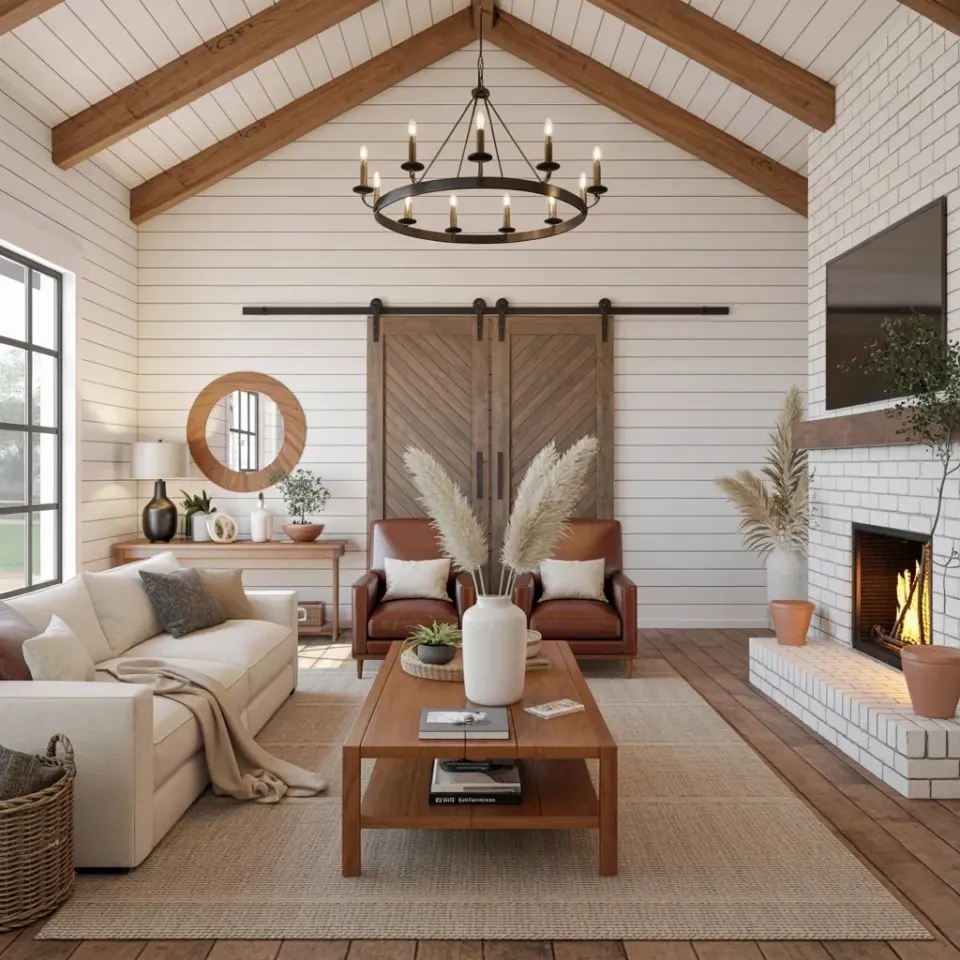 Farmhouse Decor Ideas for a Cozy Living Room | DIY + Budget Friendly